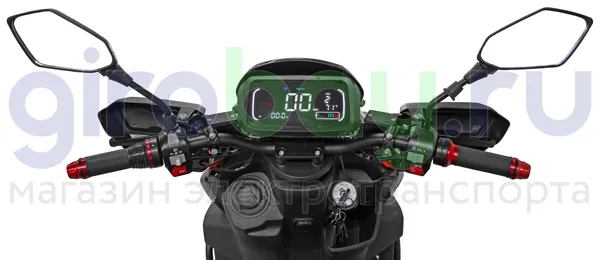 Электроскутер GT Tank 3000W (72V/60Ah) - Чёрный с кофром, обновленная версия фото №14