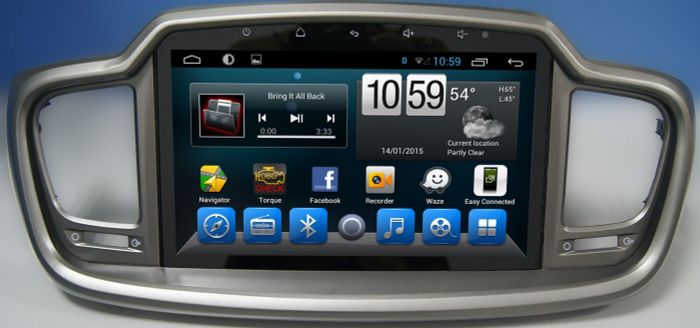 Магнитола для KIA Sorento Prime 2015+ (UM) - Kuberg KR-1082-S10 Android 10, Быстрая, SIM-слот