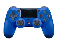 Геймпад Sony DualShock PS4 Оригинал Б/У (Синий, Wave Blue, Датчики холла)