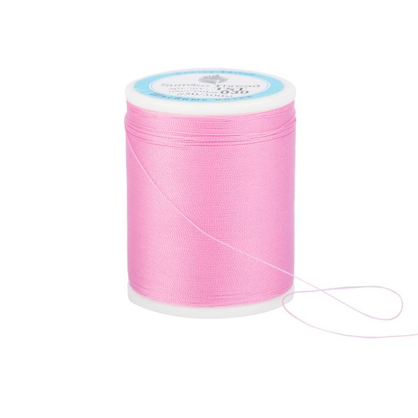 Нитки для трикотажных тканей SumikoThread 300 м, (328 ярд), 030 розовый