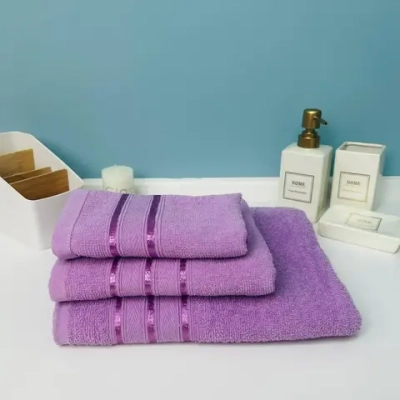 Полотенце махровое 30*50см «Comfort» цвет глициния 06-093, плотность 300гр/м2 TJ
