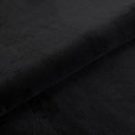 Велюр 240 г/м², 185 см / 5 метров, черный/black, Gamma VELR