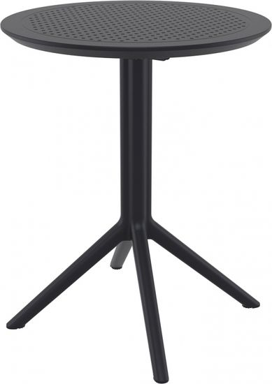 Стол пластиковый складной Sky Folding Table Ø60 черный