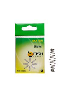 Пружинка Fish Crystal на цевьё крючка для пасты и теста SPRING K-100 SS ( 5 упаковок )
