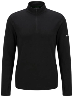 Мужская теннисная кофта BOSS Active Stretch Sweatshirt - black