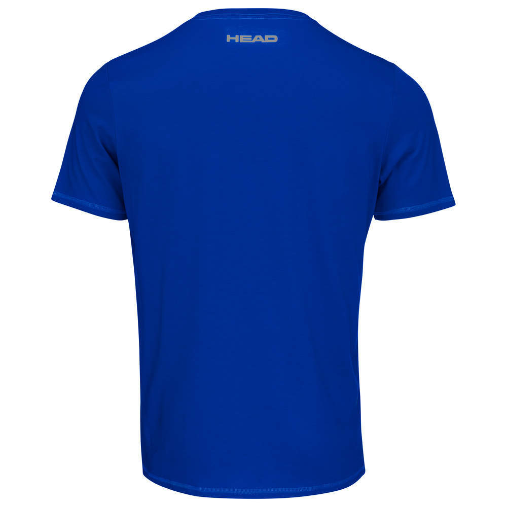Футболка для мальчика теннисная Head Club Colin T-Shirt JR - royal blue
