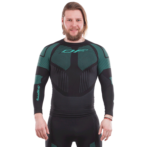 ТЕРМОФУТБОЛКА МУЖСКАЯ DRAGONFLY DF 3DTНERMO GREEN С ДЛИННЫМ РУКАВОМ