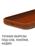 Дизайнерский чехол для IPHONE 15 PRO MAX с поддержкой беспроводной зарядки
