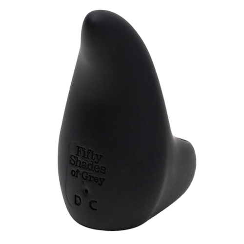 Черный вибратор на палец 7,6см Fifty Shades of Grey Sensation Finger Vibrator