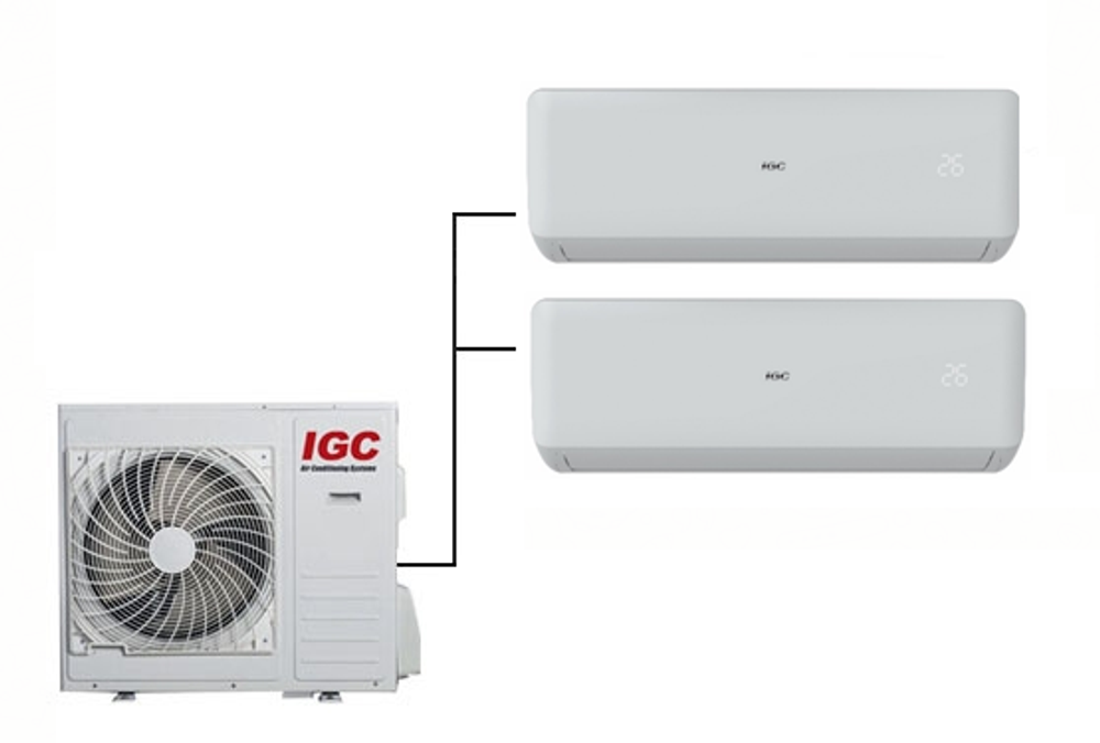 Мульти сплит-система IGC на 2 комнаты (20+35 кв.м.)