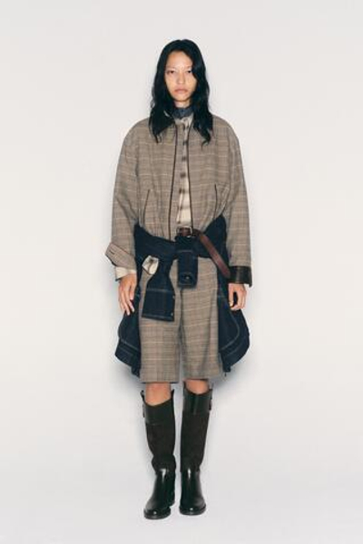 БОМБЕР В КЛЕТКУ «ГУСИНАЯ ЛАПКА» — ZARA