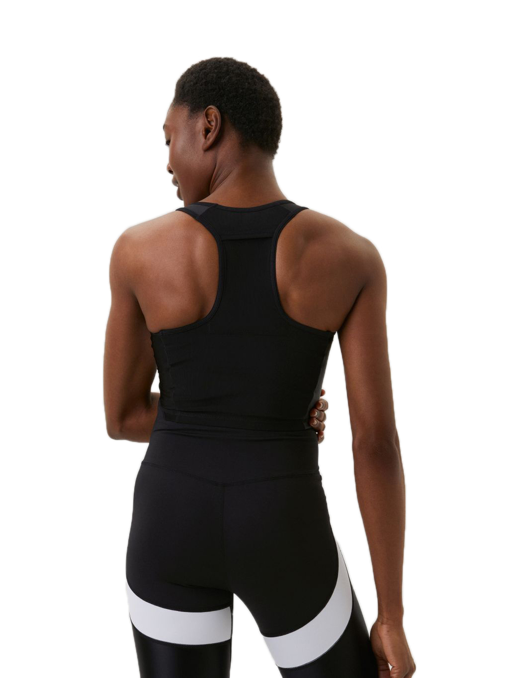 Женский топ теннисный Björn Borg Crop Tank W - черный
