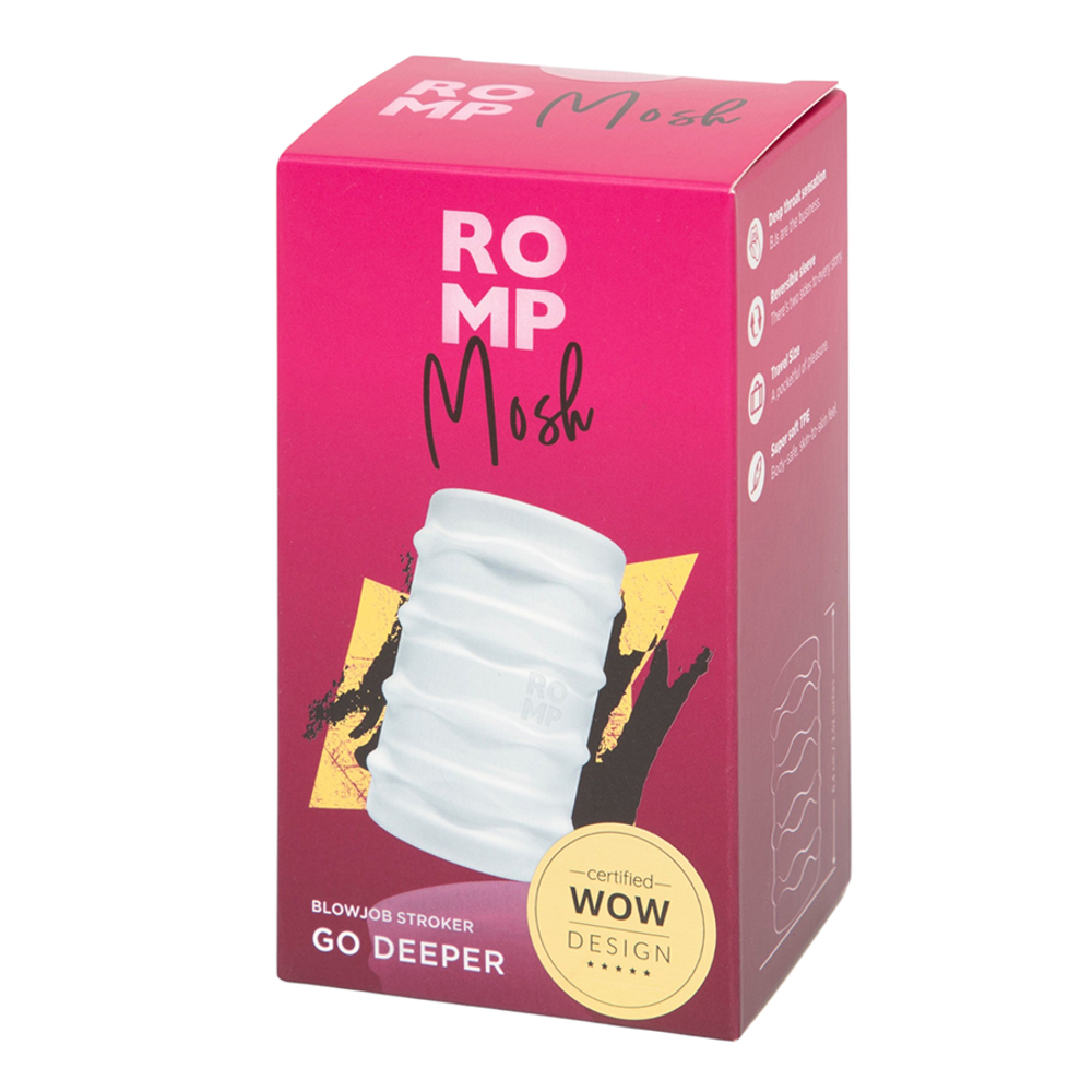 Двусторонний мини мастурбатор 6,4см Romp Mosh Reversible Stroker RP241SG2
