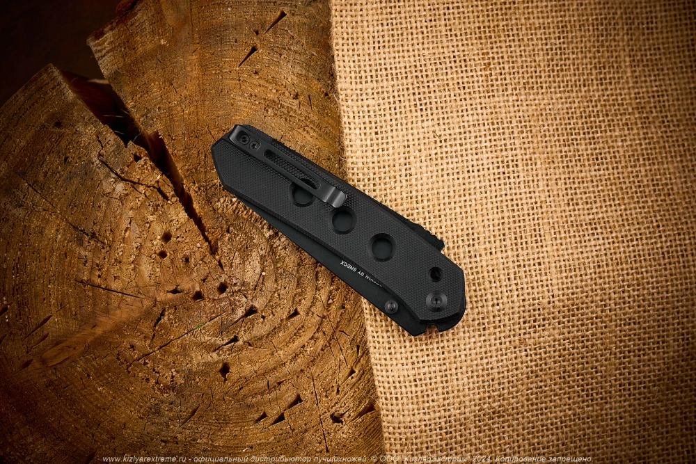Нож Civivi Vision FG C22036-1 сталь Nitro-V Black рукоять Black G10 Handle