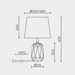 Настольный светильник MODELUX ML.6101.01TL