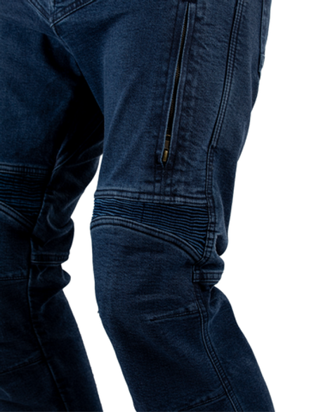 Мотоджинсы Starks SAVAGE , муж., Slim fit, Cordura Denim стрейч, Синий, Enzim wash(38)