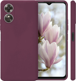Мягкий Soft Touch чехол из силикона для OPPO A17 / A17K с бархатной подкладкой