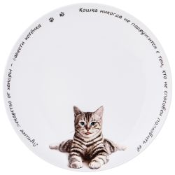 ТАРЕЛКА ЗАКУСОЧНАЯ LEFARD "БЕРИ КОТА" 20,5 СМ, РАЗНОЦВЕТНЫЙ (КОР=48ШТ.)
