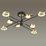 4321/63CL MIDCENT ODL22 347 металл/черный с бронзой Потолочный светильник IP20 LED 58W 2622Лм DENZEL