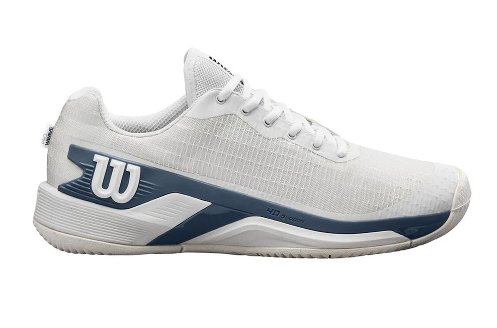 Мужские кроссовки теннисные Wilson Rush Pro Extra Duty IW - белый