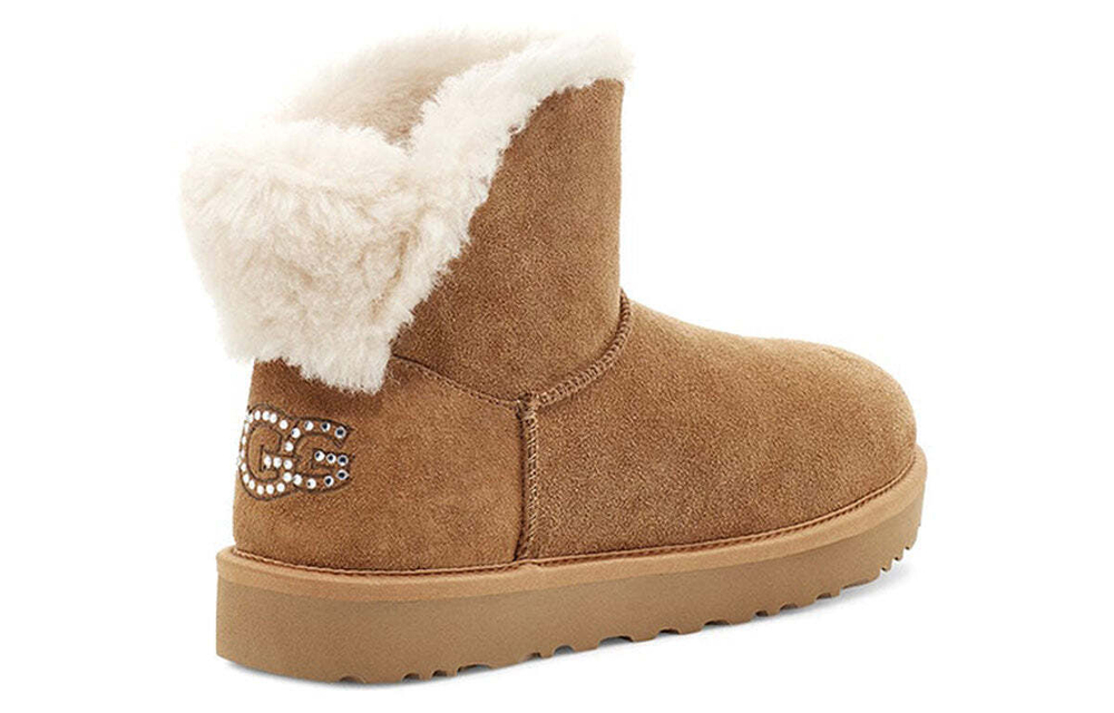 UGG Угги Classic Bling Mini, каштаново-коричневый