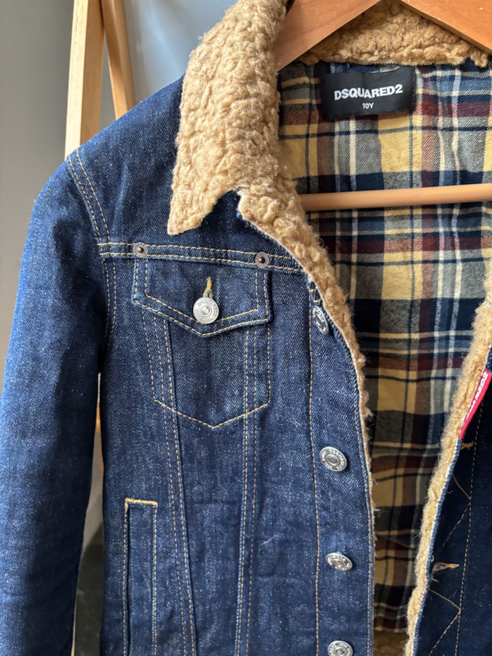 Утепленная джинсовая куртка Dsquared2, 140