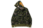 A Bathing Ape Shark 1st Camo Shark Relaxed Full Zip Худи