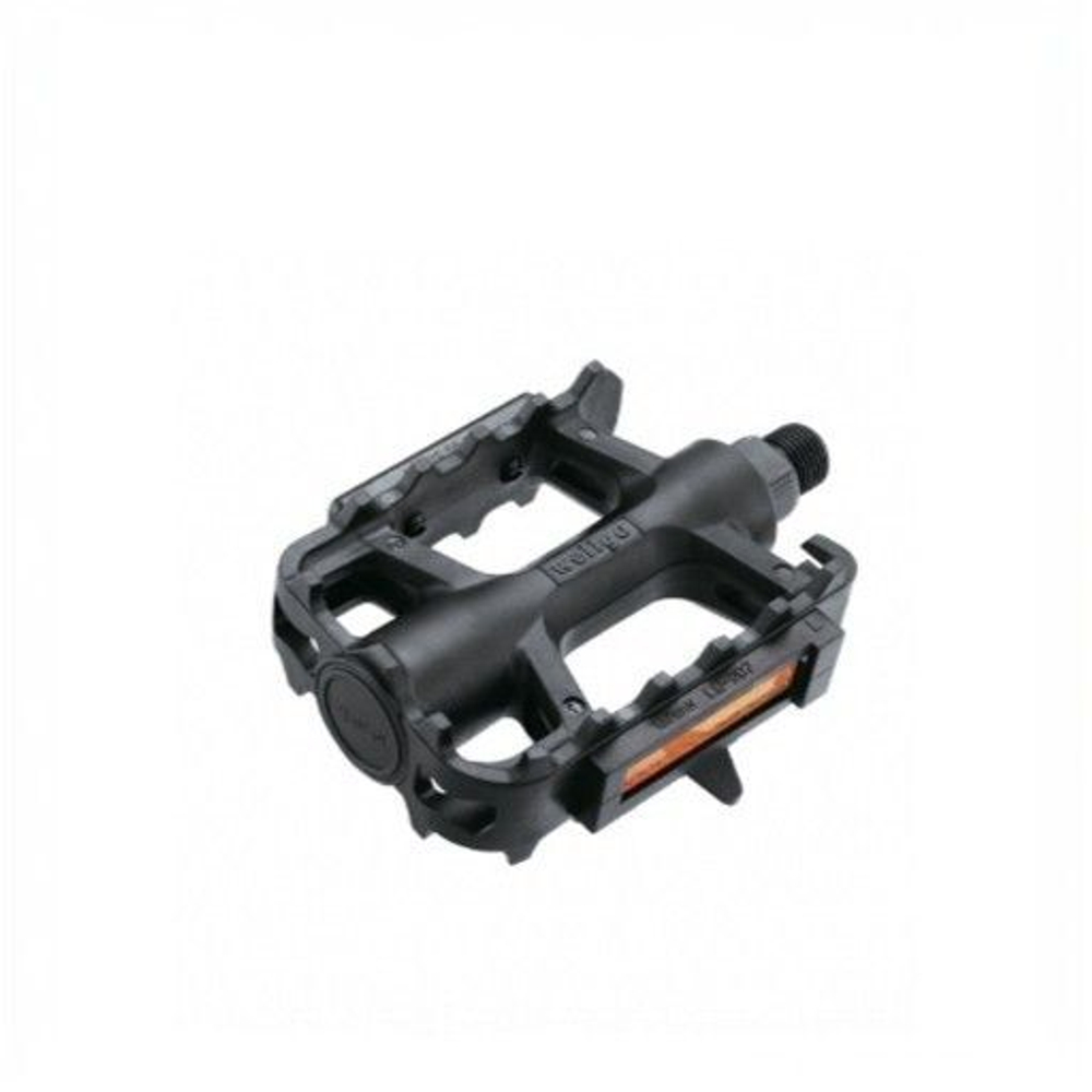 Педали Wellgo MTB пластиковые, 106x81x30мм, резьба 9/16", шариковые подшипники, черные