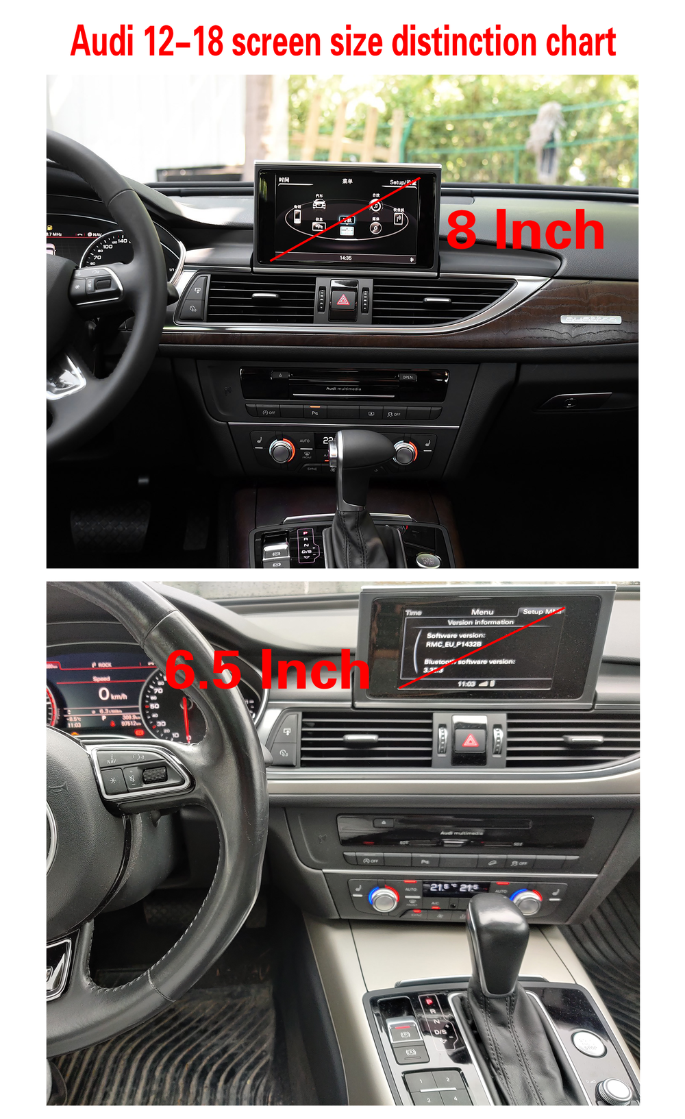 Установочный комплект для AUDI A6 2015-2018  KUBERG SL-A902