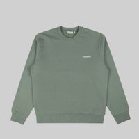  Толстовка мужская Carhartt WIP Script Embroidery Sweatshirt артикул:I033657_park - купить в магазине Дайс