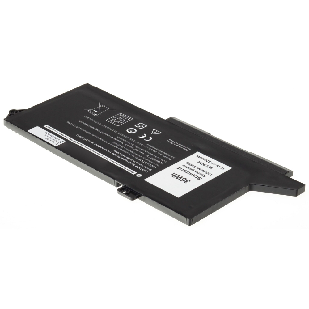 Аккумулятор iBatt 3200mAh для ноутбука Dell Latitude 14 5420, 5520 (WY9DX укороченная
