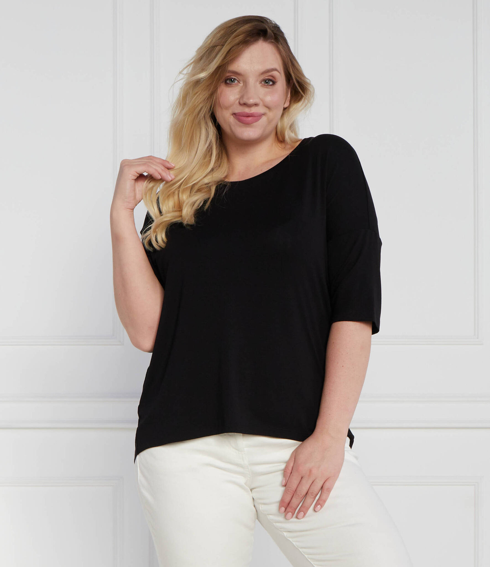 Футболка plus size Persona by Marina Rinaldi - черный(1971063)