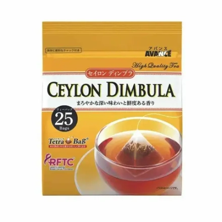 Чай в пирамидках Цейлонский 25шт, Ceylon Dimbula Avance (Япония)