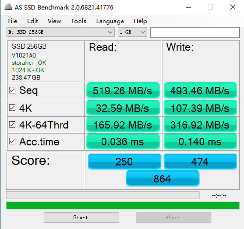 SSD KingFast F10 512Гб, 2.5", SATA3, Retail, TLC, Чтение:550мб/с, Запись:482мб/с (KF2710DCS23BF-512-RTL)