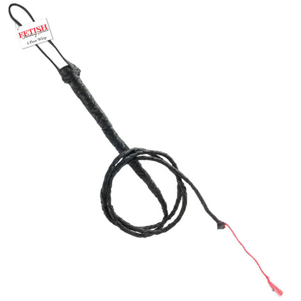 Кнут Fetish Fantasy Bull Whip (Цвет: черный)