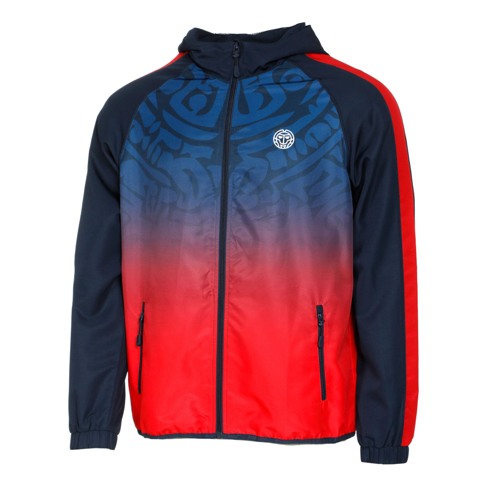 Мужские теннисные Костюмы BIDI BADU Colortwist Tracksuit Men - Dark Blue, Red