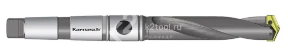 Корпус сверла со сменными пластинами Karnasch 9,5-11,0×60,3 мм, КМ2, ISO 296, арт. 22.1030.00603.0095