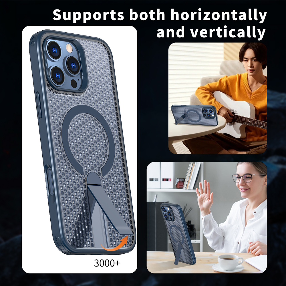 Прозрачный чехол Mesh Pro Magnetic Case для iPhone 16 Pro Max
