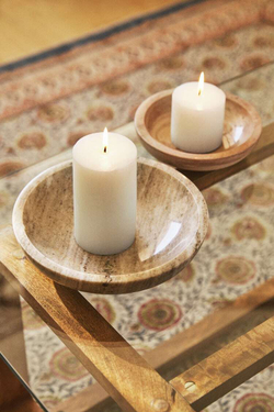 ZARA HOME ЦИЛИНДРИЧЕСКАЯ СВЕЧА, БЕЛЫЙ