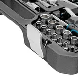 Набор инструментов, 1/4", 1/2", CrV, 120 зубьев, 82 предмета Gross — фото 6