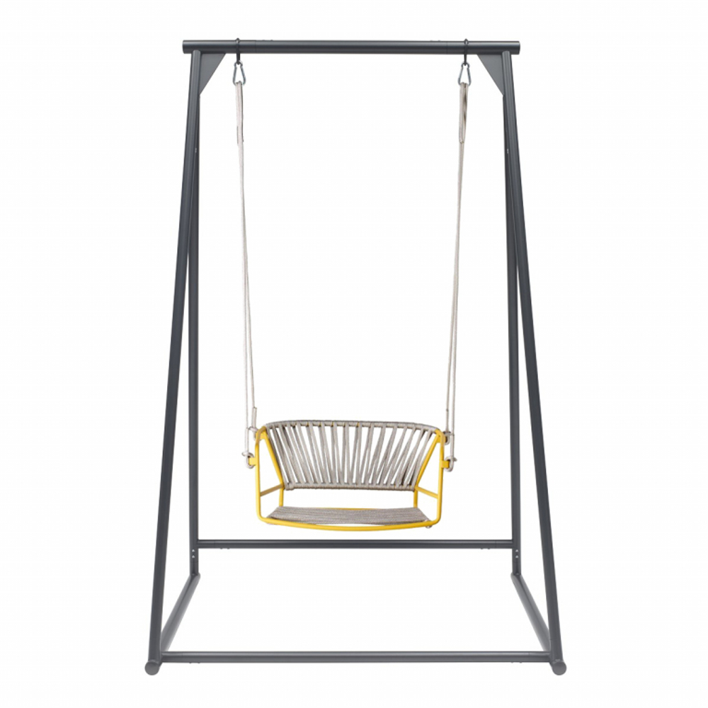 Качели плетеные Scab Design Lisa Swing, желтый, серебристый