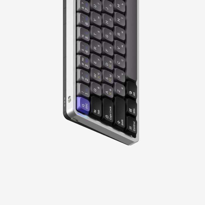 Ультратонкая игровая клавиатура на магнитных переключателях NuPhy Air60 HE, Low-Profile Magnetic Jade Switch (Air60HE-SS-J)