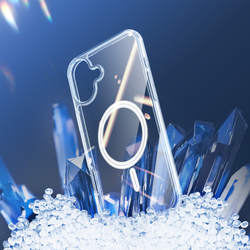 Усиленный прозрачный чехол с поддержкой MagSafe от Dux Ducis для iPhone 16, серия Clin Mag Series Case