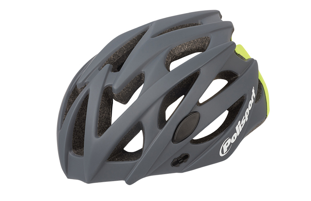Каска Polisport Twig     Msk (8739100025, темно-серый, флуо-желтый, L)