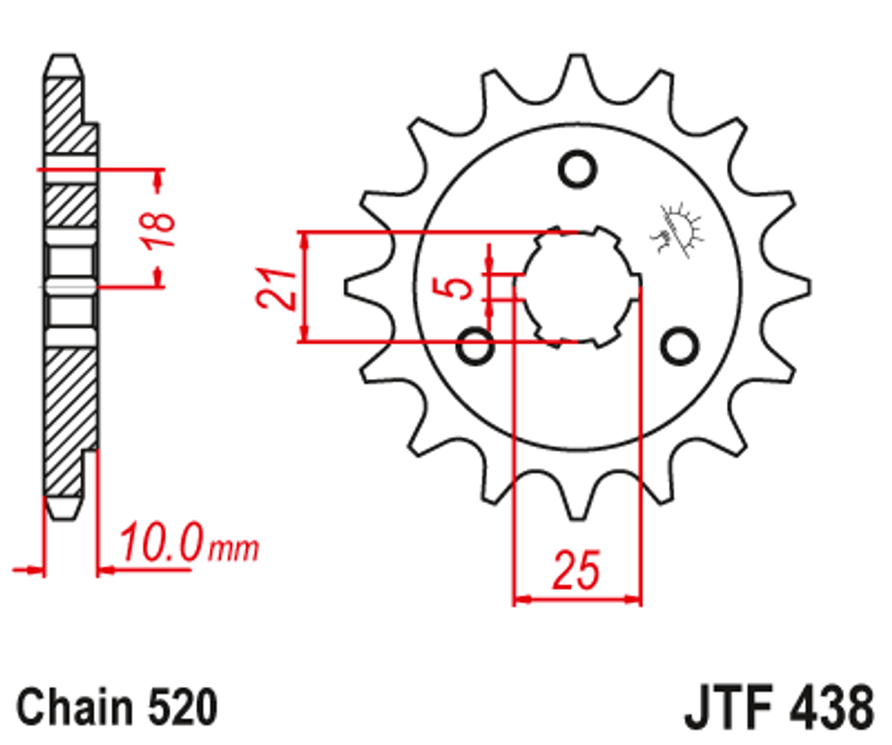 Звезда JTF438.14