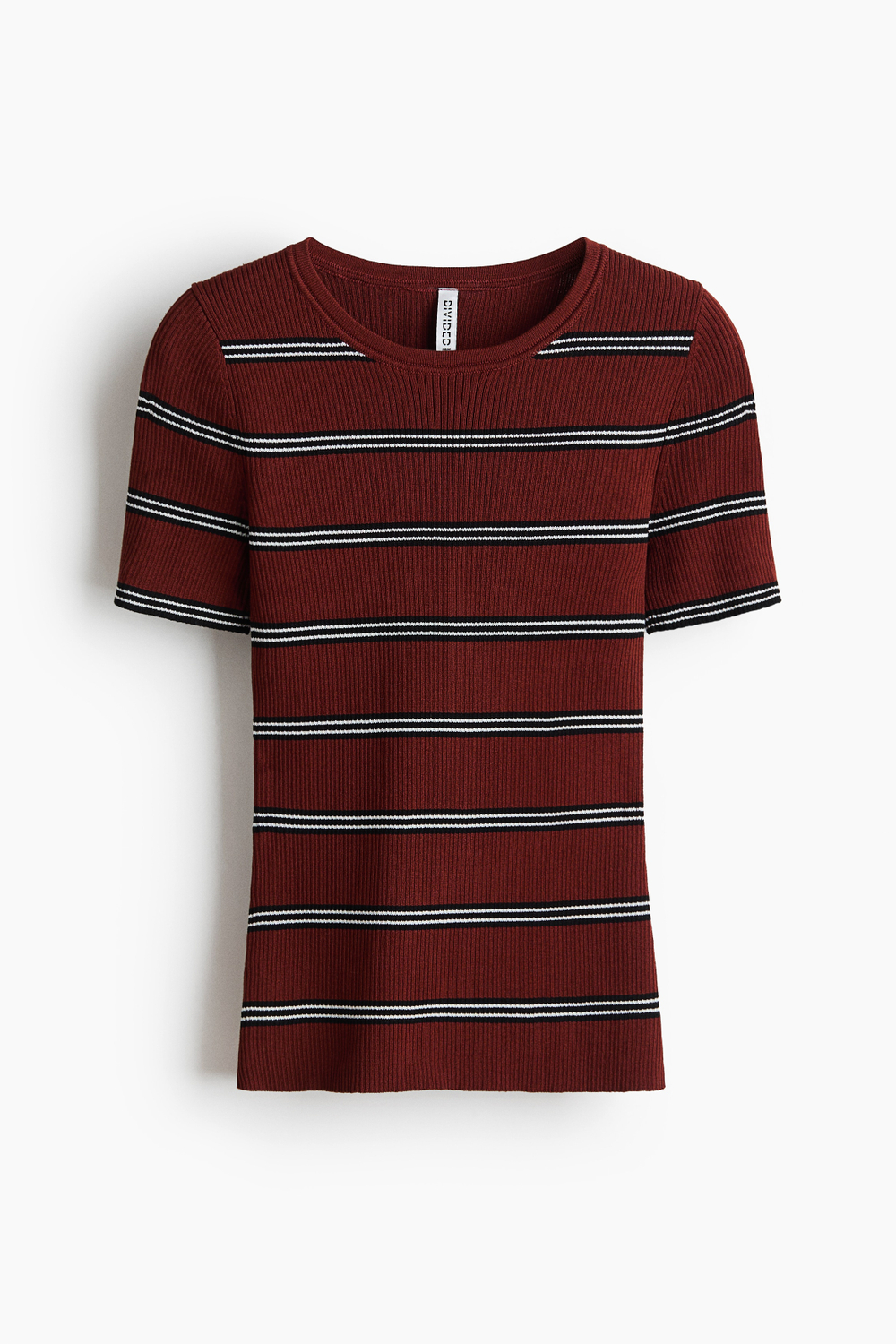 Облегающий топ эластичной вязки - H&M