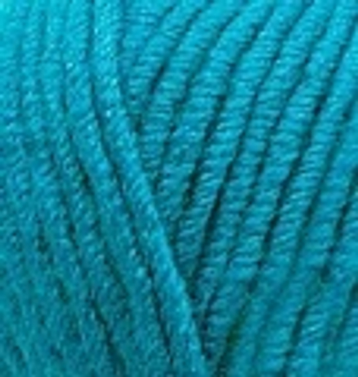 ALIZE "SUPERLANA MIDI", 25% Шерсть, 75% Акрил, 100 гр, 170 м, 484 бирюза
