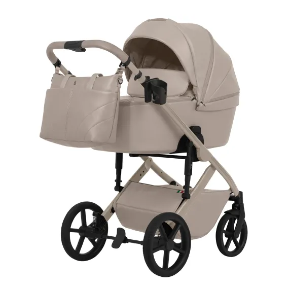 Коляска 2 в 1 SBL Dolce Cream Leather