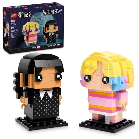 Конструктор LEGO BrickHeadz Wednesday 40750 Уэнздей и Энид