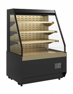 Кондитерская витрина Carboma KC70 VM 1,3-2 STANDARD открытая, горка СКОШЕННАЯ БОКОВИНА (версия 2.0) (9005-0109) (Cube 2)